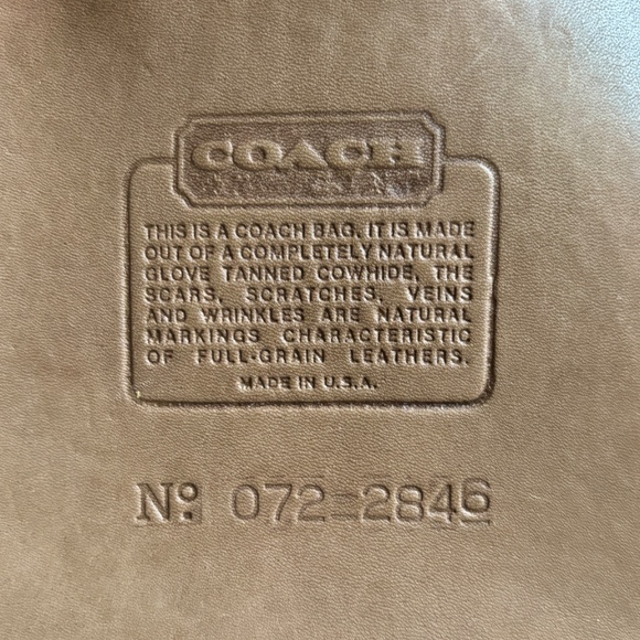 Vintage Coach Companion Bag 9300 Putty - Picture 12 of 13